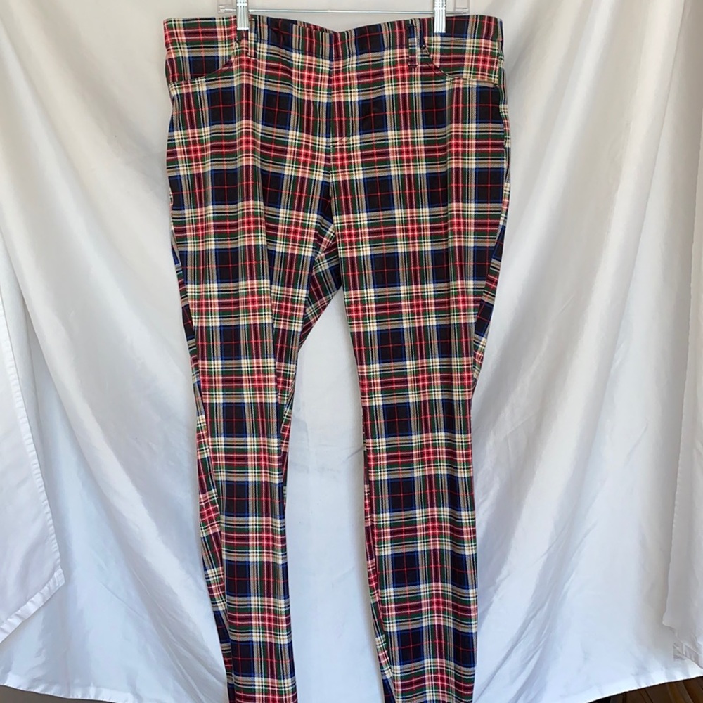 Time & Tru Plaid Pants